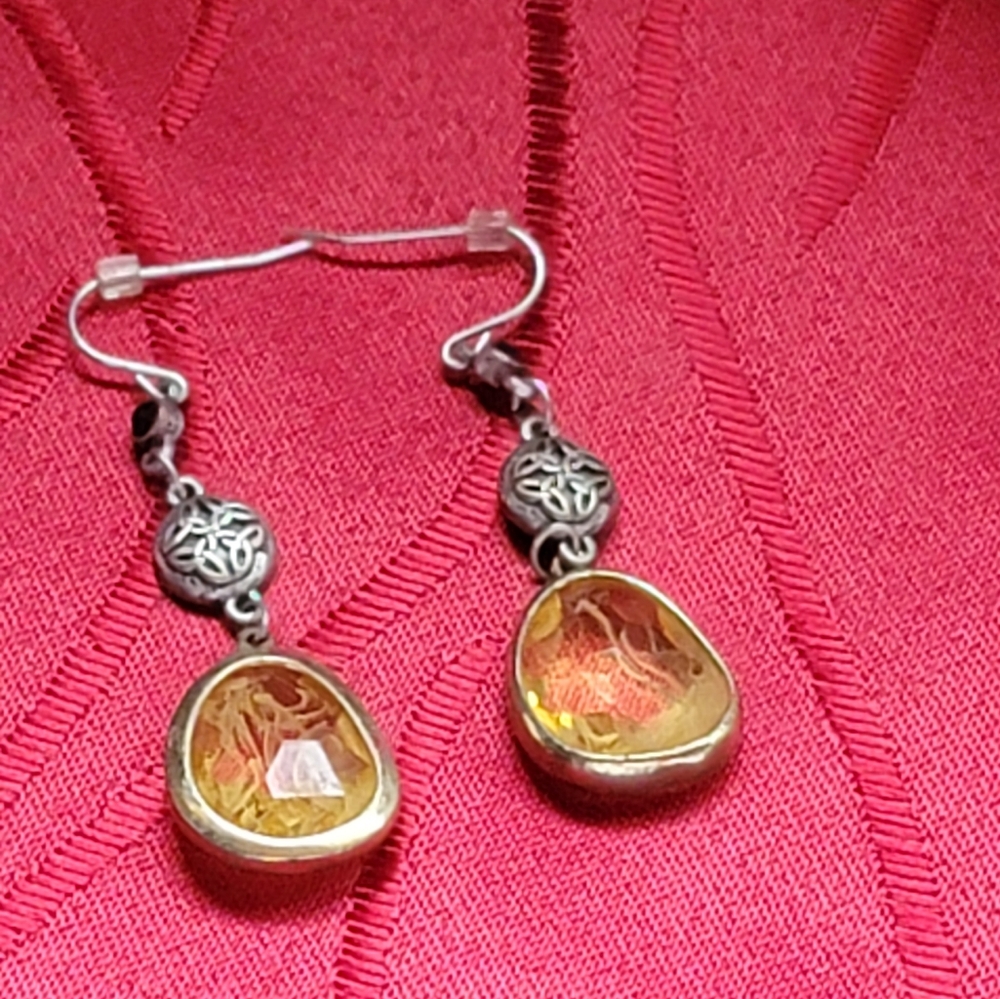 Grace Adele Silver Dangle Earrings - image 3